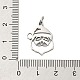pendentifs de Noël 304 en acier inoxydable(STAS-K265-10P)-3
