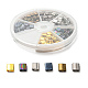 240pcs 6 couleurs de perles de rocaille en verre galvanisées(SEED-SZ0001-013)-1