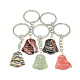Synthetic & Natural Gemstone Keychain(KEYC-S253-08)-1