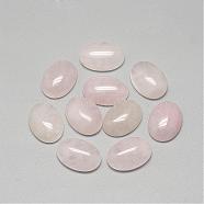 Natural Rose Quartz Cabochons, Oval, 25x18x6~7mm(G-R415-18x25-48)