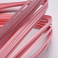 Quilling Paper Strips, Pink, 390x3mm, about 120strips/bag(DIY-J001-3mm-B01)