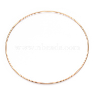 Iron Linking Rings, Golden, 190x2.8mm(IFIN-WH0005-03G-19cm)