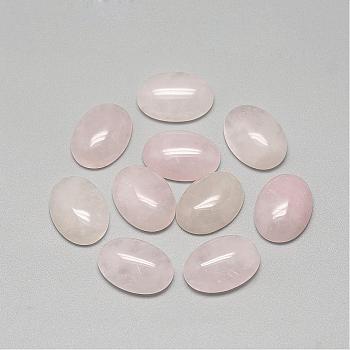 Natural Rose Quartz Cabochons, Oval, 25x18x6~7mm