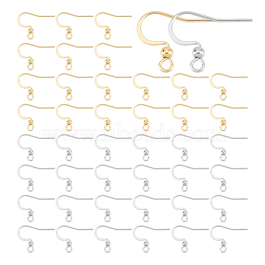 Real Gold Plated & Stainless Steel Color 304 Stainless Steel Earring Hooks