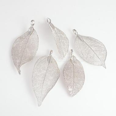 Leaf Iron+Other Material Big Pendants