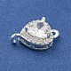 Brass Pave Cubic Zirconia Connector Charms(KK-Z072-06S-02)-2