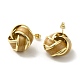 Real 18K Gold Plated Brass Enamel Stud Earrings for Women(EJEW-M251-09G-05)-2