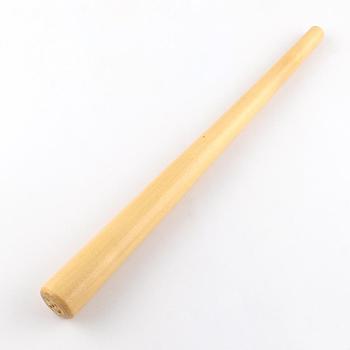 Wood Ring Enlarger Stick Mandrel Sizer Tool, for Ring Forming and Jewelry Making, Wheat, 28x1.2~2.5cm