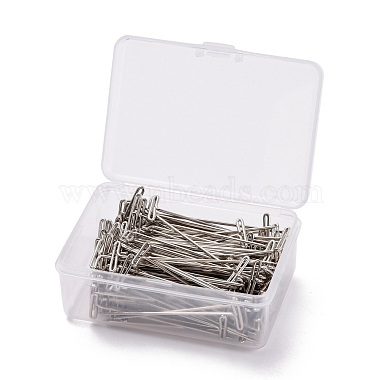 Nickel Plated Steel T Pins for Blocking Knitting(FIND-D023-01P-06)-5