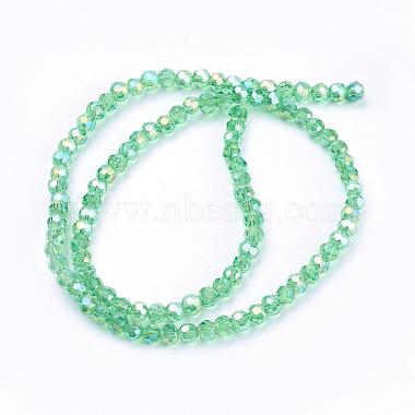 Faceted(32 Facets) Round Electroplate AB Color Plated Glass Beads Strands(X-EGLA-D021-33)-2