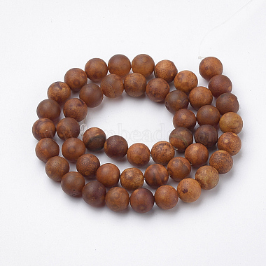 Natural & Dyed Agate Beads Strands(G-S276-03)-2