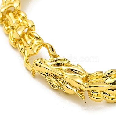 Men's Alloy Dragon Wrap Chain Bracelet(BJEW-A129-01G)-4