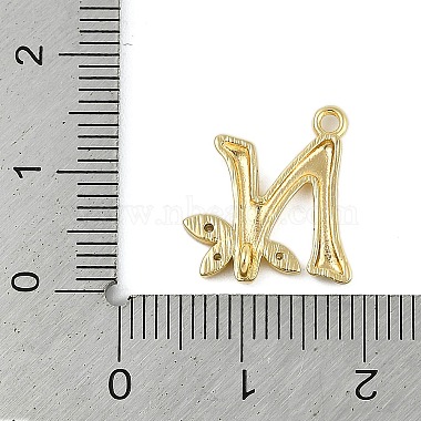 Brass Crystal Rhinestone Letter Links Connector Charms(KK-S395-06G-N)-3