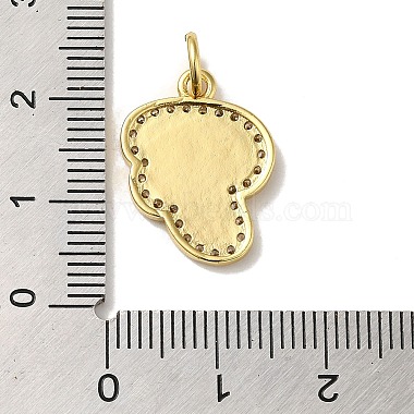 Brass Micro Pave Cubic Zirconia Pendants(KK-K354-02G-F)-3