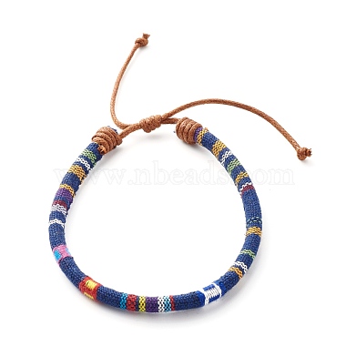 Bracelet de cheville en cordon ethnique pour fille femme(X-AJEW-AN00449)-5