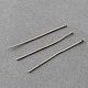 304 Stainless Steel Flat Head Pins(X-STAS-R046-35mm)-1