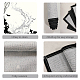 Rectangle with Halloween Themed Pattern Cotton Linen Cloth Table Mat(AJEW-WH0196-008)-3