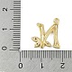 Brass Crystal Rhinestone Letter Links Connector Charms(KK-S395-06G-N)-3