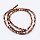 Non-magnetic Synthetic Hematite Beads Strands(X-G-G092-3mm)-2