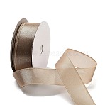 20 Yards Polyester Ribbon, for Gift Wrapping, BurlyWood, 1 inch(25mm), about 20.00 Yards(18.29m)/Roll(OCOR-Z005-02M)