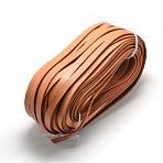 Leather Cords, Peru, 10x2mm, about 50Yards/Bundle(150 Feet/Bundle)(WL-R004-10x2-101)