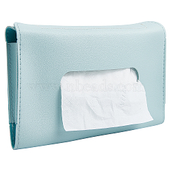 Gorgecraft Imitation Leather Car Tissue Bag, Rectangle, Pale Turquoise, 233x151x13.5mm(AJEW-GF0002-52B)