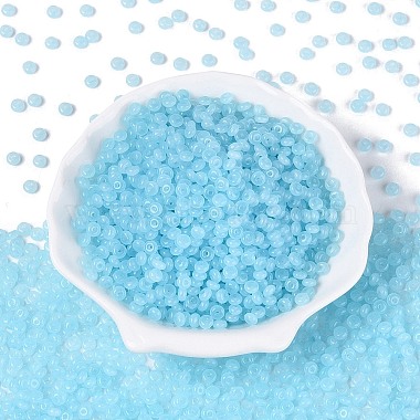 Transparent Glass Seed Beads(SEED-Q041-01I)-1