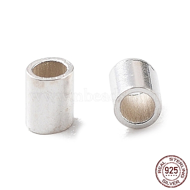 Silver Tube Sterling Silver Spacer Beads