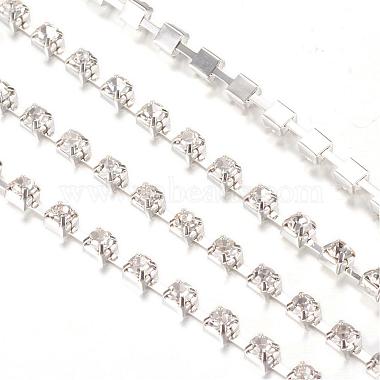 Cadenas de strass Diamante de imitación de bronce(CHC-T002-SS10-01S)-3
