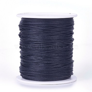 1mm Black Waxed Polyester Cord Thread & Cord
