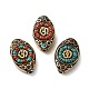 Handgemachte tibetischen Stil Perlen(KK-G473-01AG)-1