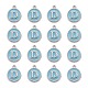 Emaille Charms aus platinierter Legierung(ENAM-S118-04D-P)-2