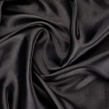 Polyester Grosgrain Fabric, for DIY Gift Packing, Lined with Gift Box, Black, 59-1/8 inch(1500mm)