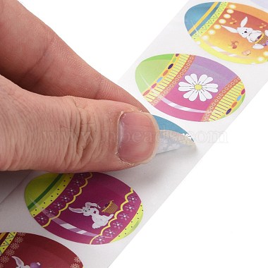 9 узор на пасхальную тематику самоклеющиеся рулоны бумажных наклеек(DIY-C060-02A)-4