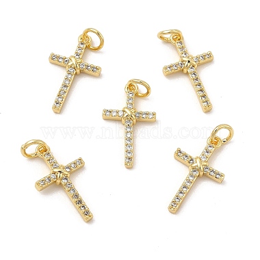 Pendentifs avec zircon cubiques à micro-pavés en laiton(KK-E068-VB252)-2