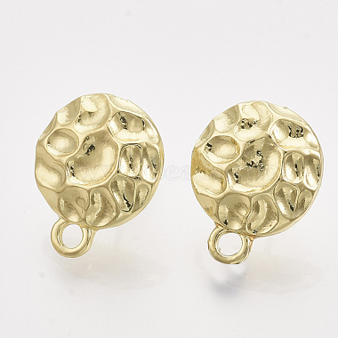 Alloy Stud Earring Findings(PALLOY-S121-127)-2