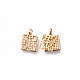 Brass Micro Pave Clear Cubic Zirconia Charms(KK-N232-143-NF)-2