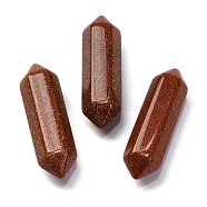 Synthetic Goldstone Double Terminated Points, Faceted, 44~48x14~15x14~15mm(G-C153-01B)