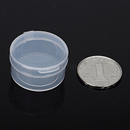 Plastic Bead Containers, Column, Clear, 3.2x1.8cm, Capacity: 7ml(0.23 fl. oz)(CON-L006-02)