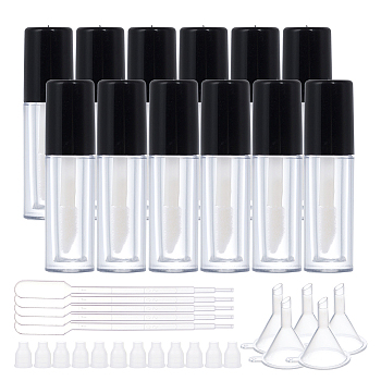 DIY Lip Glaze Bottle Sets, 44mm, Capacity: 1.2ml, 20pcs/set