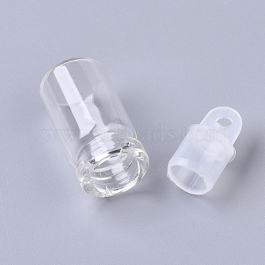 Décoration pendentif bouteille en verre(X-CON-T001-001)-3