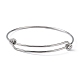 Adjustable 316 Surgical Stainless Steel Expandable Bangle Making(MAK-M188-02)-1
