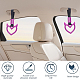 2Pcs ABS Plastic Devil Heart Rear Bumper Warning Handle Ring(HJEW-SP0001-51C)-5