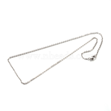304 Stainless Steel Cable Chain Necklace(STAS-M174-026P)-2