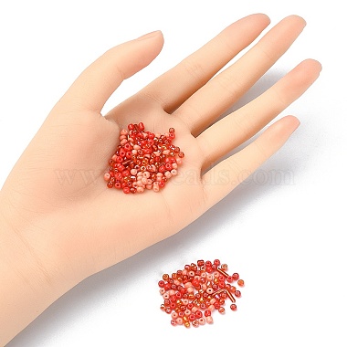Opaque & Transparent Inside Colours Glass Seed Beads(SEED-YW0002-17B)-5