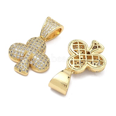 Brass Micro Pave Cubic Zirconia Pendants(KK-P345-17G-06)-2