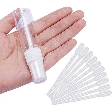 PET Plastic Refillable Lotion Perfume Pump Spray Bottle and 2ml Disposable Plastic Dropper(MRMJ-BC0001-13)-6