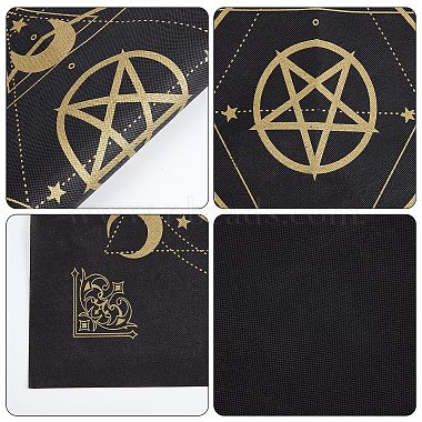 1Pc Round Eco-friendly Rubber Pendulum Altar Mats(AJEW-CN0001-59)-6