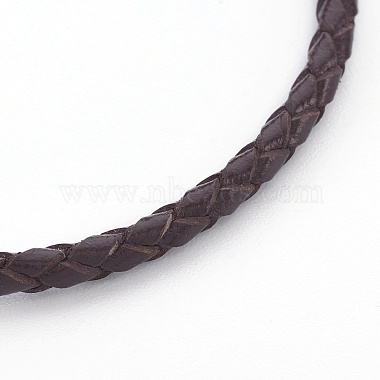 Création de bracelet tressée en cuir(MAK-L018-05E)-2
