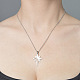 201 Stainless Steel Hollow Star Pendant Necklace(NJEW-OY001-88)-2